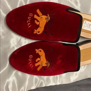 Gucci princetown red never used